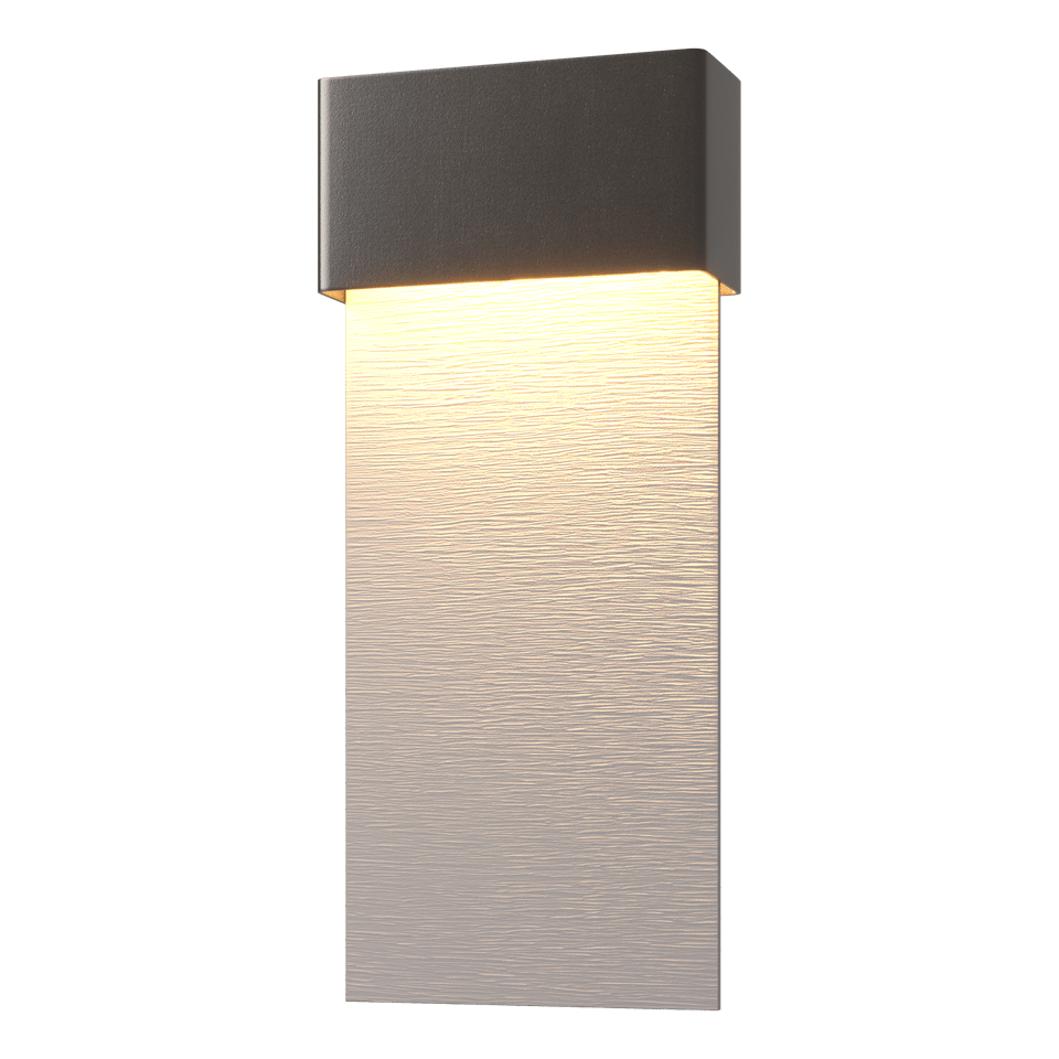 Hubbardton Forge Stratum 1-Light Dark Sky Friendly LED Outdoor Sconce - Energy Efficient & Dimmable