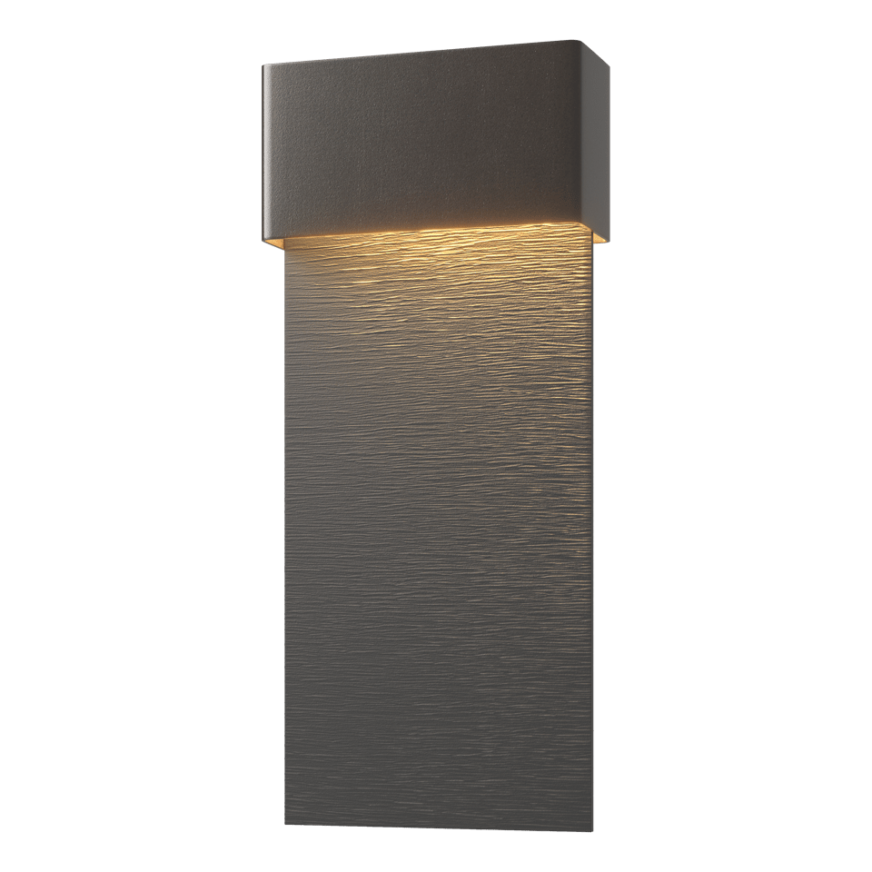 Hubbardton Forge Stratum 1-Light Dark Sky Friendly LED Outdoor Sconce - Energy Efficient & Dimmable