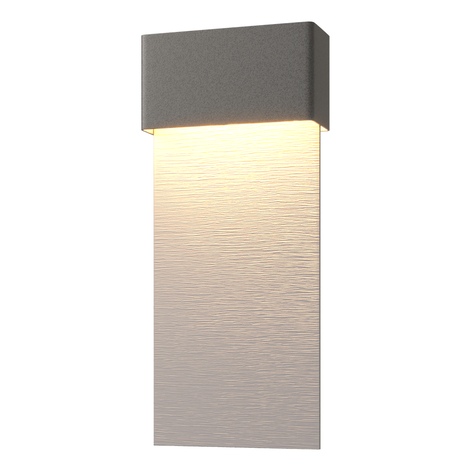 Hubbardton Forge Stratum 1-Light Dark Sky Friendly LED Outdoor Sconce - Energy Efficient & Dimmable