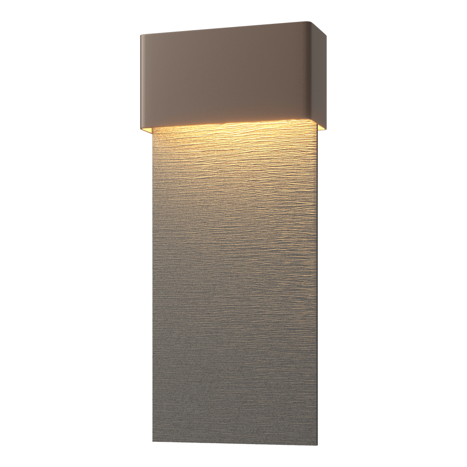 Hubbardton Forge Stratum 1-Light Dark Sky Friendly LED Outdoor Sconce - Energy Efficient & Dimmable