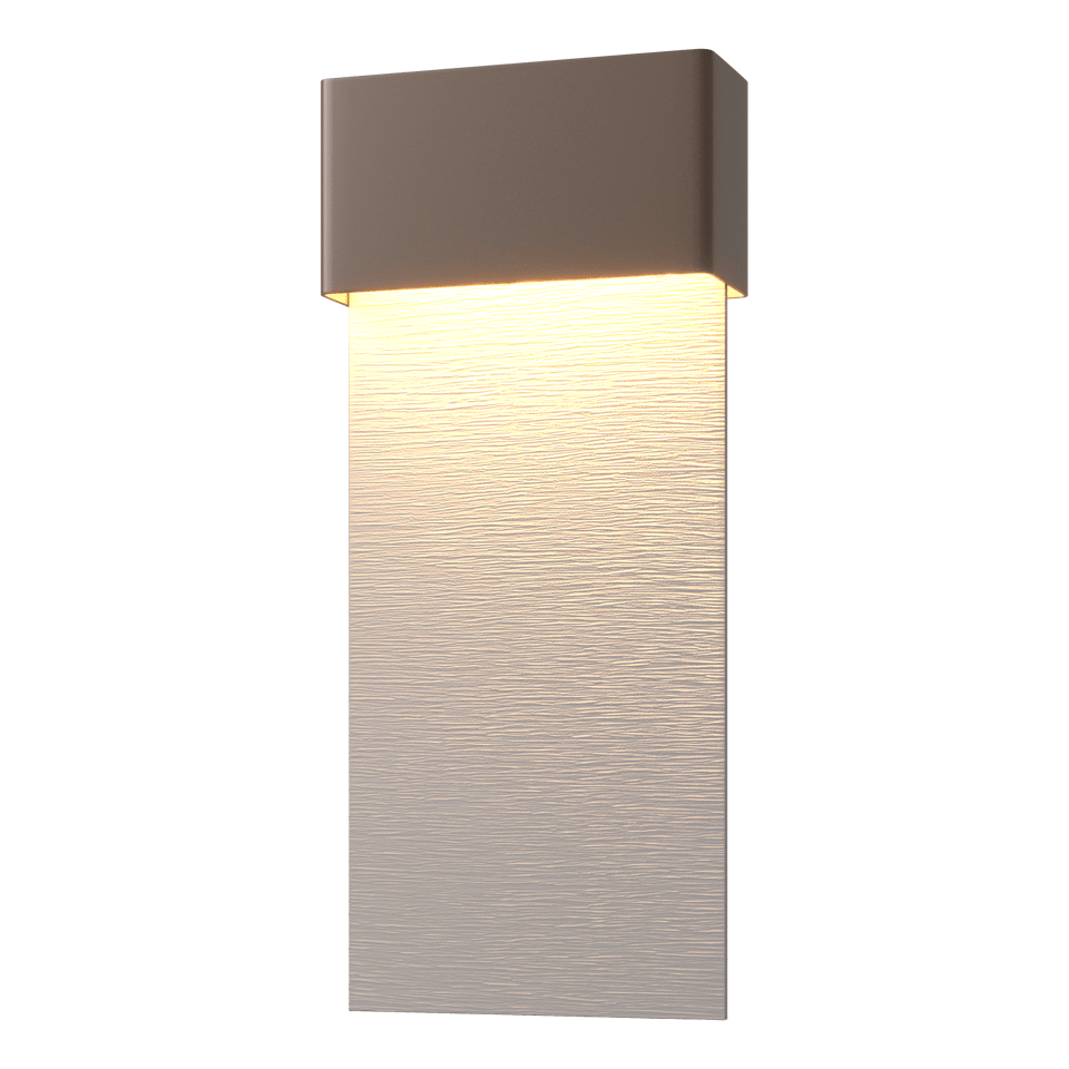 Hubbardton Forge Stratum 1-Light Dark Sky Friendly LED Outdoor Sconce - Energy Efficient & Dimmable