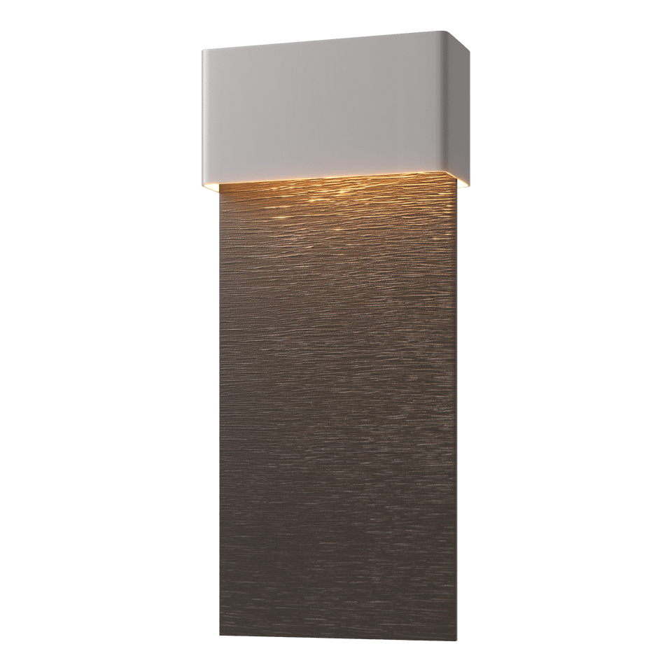 Hubbardton Forge Stratum 1-Light Dark Sky Friendly LED Outdoor Sconce - Energy Efficient & Dimmable