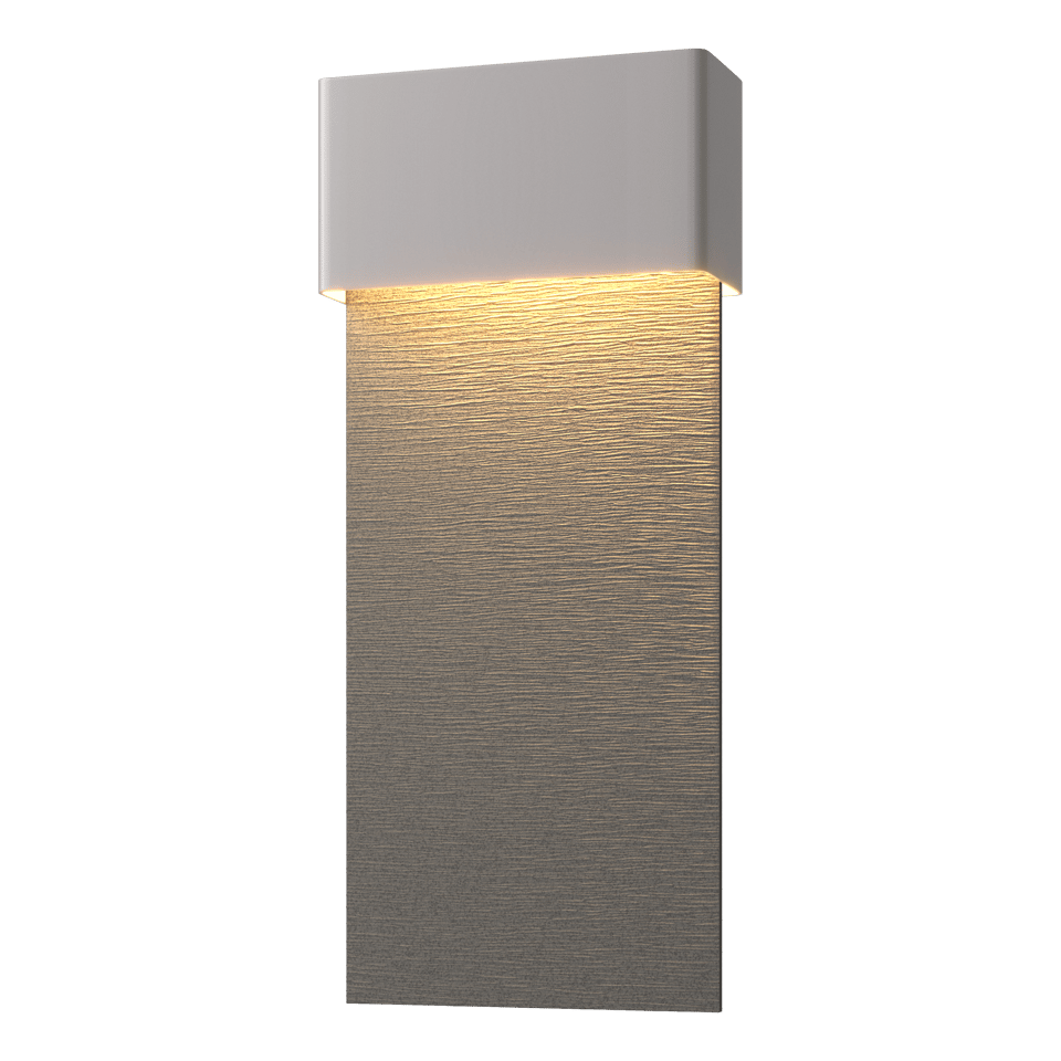 Hubbardton Forge Stratum 1-Light Dark Sky Friendly LED Outdoor Sconce - Energy Efficient & Dimmable