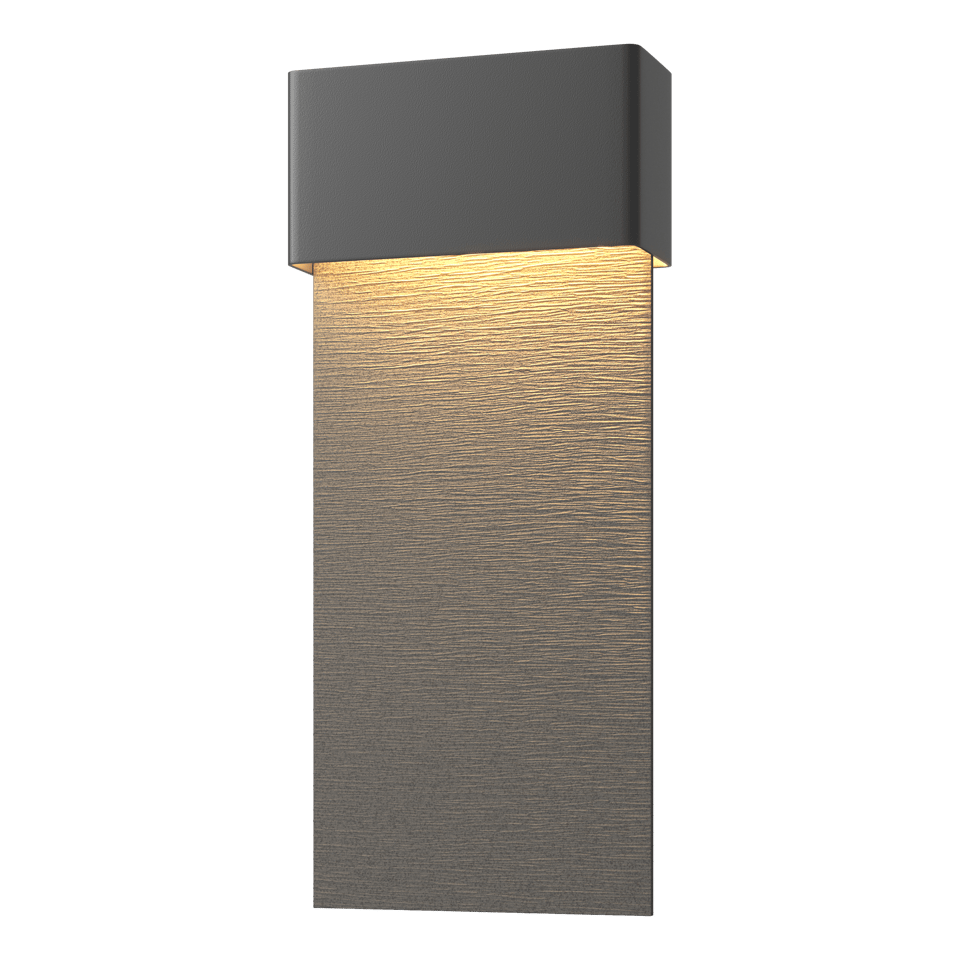 Hubbardton Forge Stratum 1-Light Dark Sky Friendly LED Outdoor Sconce - Energy Efficient & Dimmable