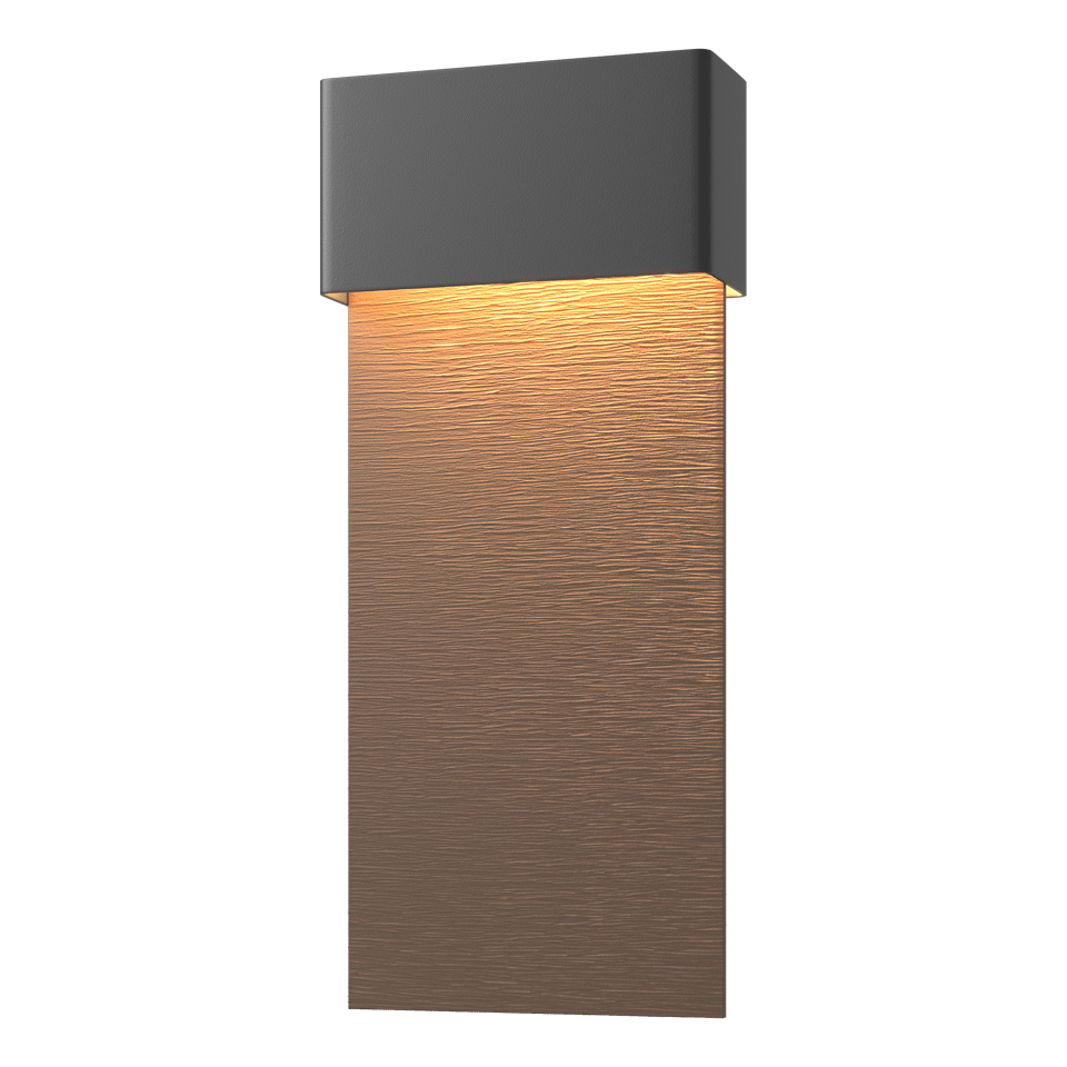 Hubbardton Forge Stratum 1-Light Dark Sky Friendly LED Outdoor Sconce - Energy Efficient & Dimmable