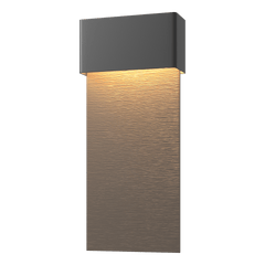 Hubbardton Forge Stratum 1-Light Dark Sky Friendly LED Outdoor Sconce - Energy Efficient & Dimmable