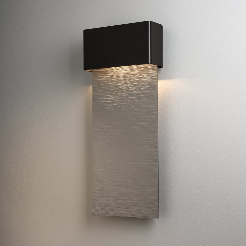 Hubbardton Forge Stratum 1-Light Dark Sky Friendly LED Outdoor Sconce - Energy Efficient & Dimmable