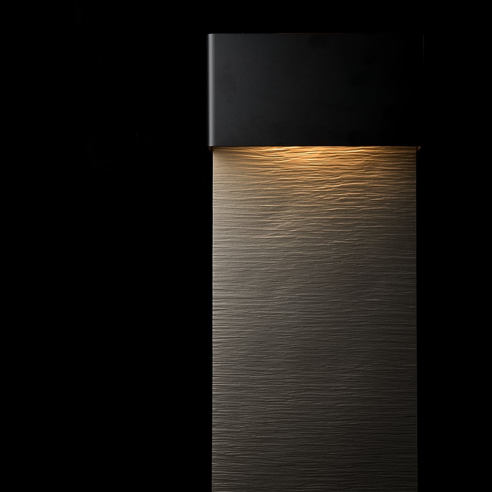 Hubbardton Forge Stratum 1-Light Dark Sky Friendly LED Outdoor Sconce - Energy Efficient & Dimmable