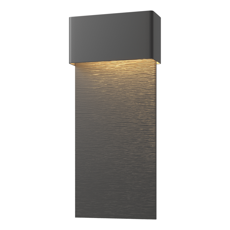 Hubbardton Forge Stratum 1-Light Dark Sky Friendly LED Outdoor Sconce - Energy Efficient & Dimmable