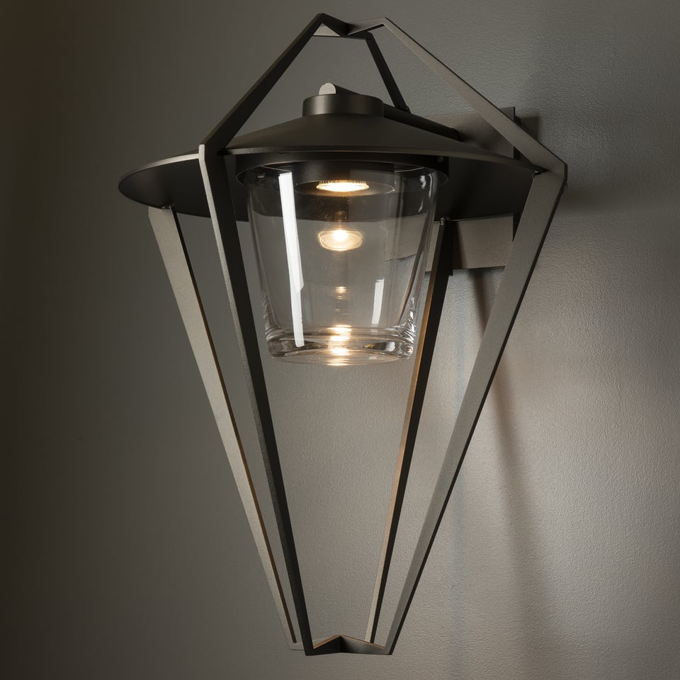 Hubbardton Forge Stellar Large Outdoor Sconce 23.5" Height, Dimmable, UL Wet Safety Rated