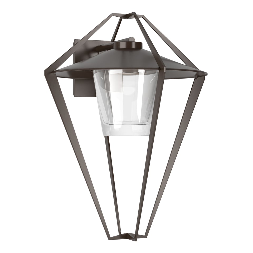 Hubbardton Forge Stellar Large Outdoor Sconce 23.5" Height, Dimmable, UL Wet Safety Rated