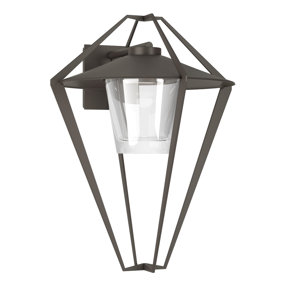 Hubbardton Forge Stellar Large Outdoor Sconce 23.5" Height, Dimmable, UL Wet Safety Rated