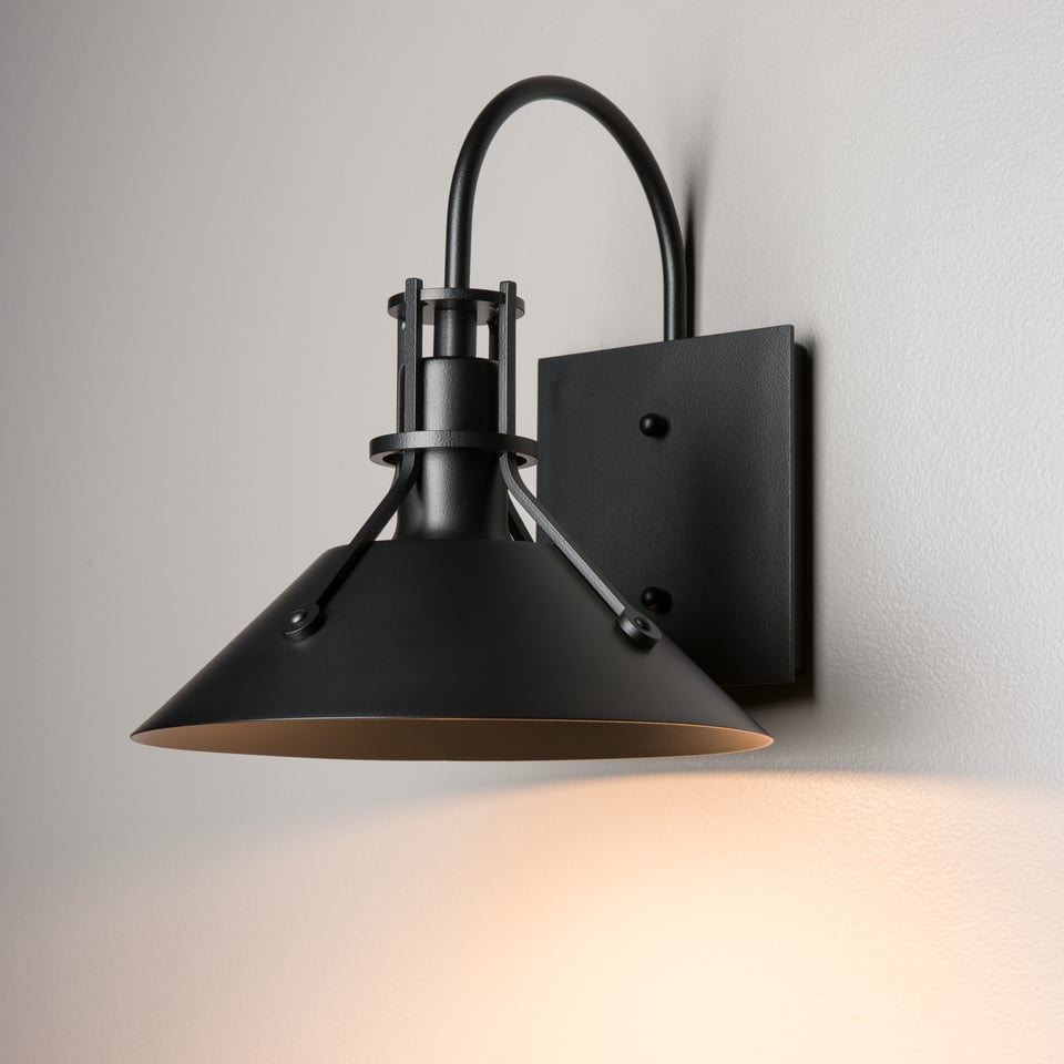 Henry Small Dark Sky Friendly Outdoor Sconce 302711 by Hubbardton Forge - Dimmable, Elegant Design