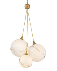 Skye Large 3-Light Pendant by Hinkley Lighting - Bohemian Mid-Century Design with Glass Globes