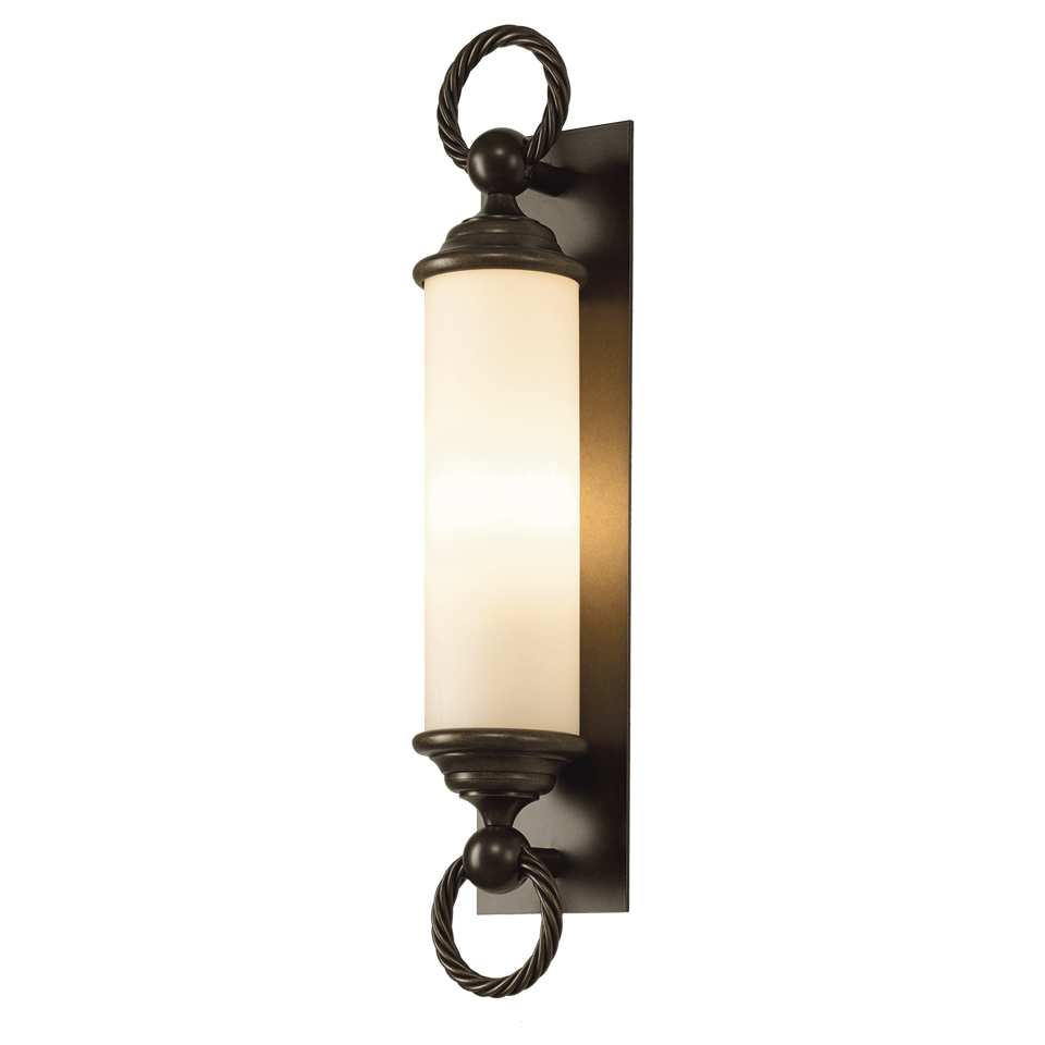 Cavo Large Outdoor Wall Sconce by Hubbardton Forge, Weather-Resistant with Dimmable Features, 60W Max