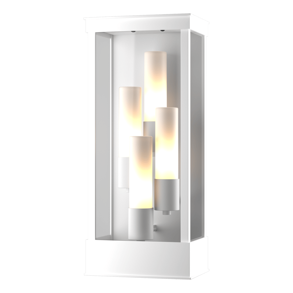 Portico 4-Light Large Outdoor Sconce by Hubbardton Forge – Durable, Dimmable, Modern Design