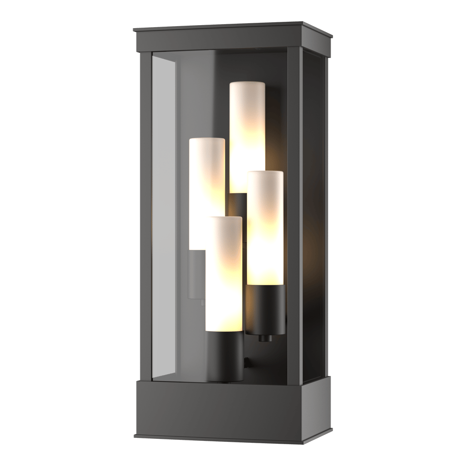 Portico 4-Light Large Outdoor Sconce by Hubbardton Forge – Durable, Dimmable, Modern Design