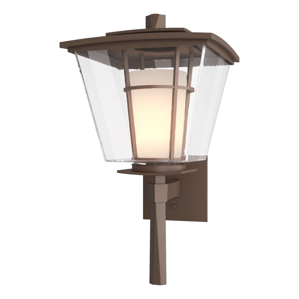 Beacon Hall 23.4 Inch Large Outdoor Sconce - Dimmable, UL Wet Rated, 100W E26 Base, Customizable Finish