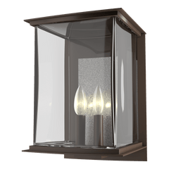 Kingston Outdoor Large Sconce by Hubbardton Forge, 2 Candelabra Lights, UL Wet Rated, Multiple Finishes