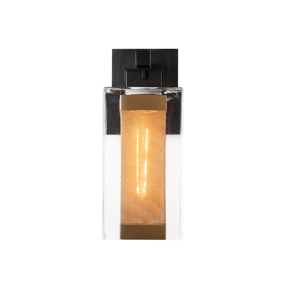 Polaris Outdoor Medium Sconce by Hubbardton Forge - Dimmable Wall Light with Multiple Finishes