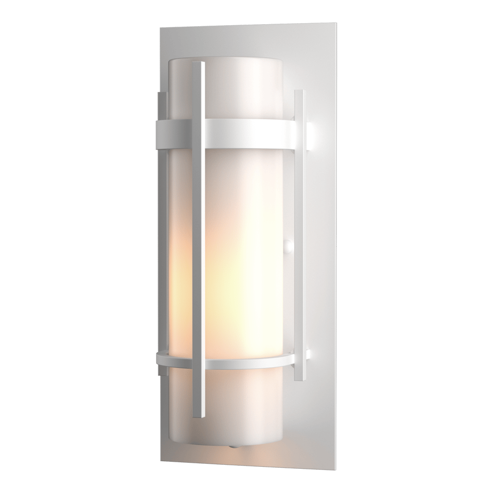 Hubbardton Forge Banded Outdoor Sconce 15.8" High, UL Wet Rated, Multiple Finishes Available