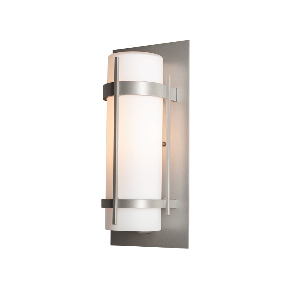 Hubbardton Forge Banded Outdoor Sconce 15.8" High, UL Wet Rated, Multiple Finishes Available