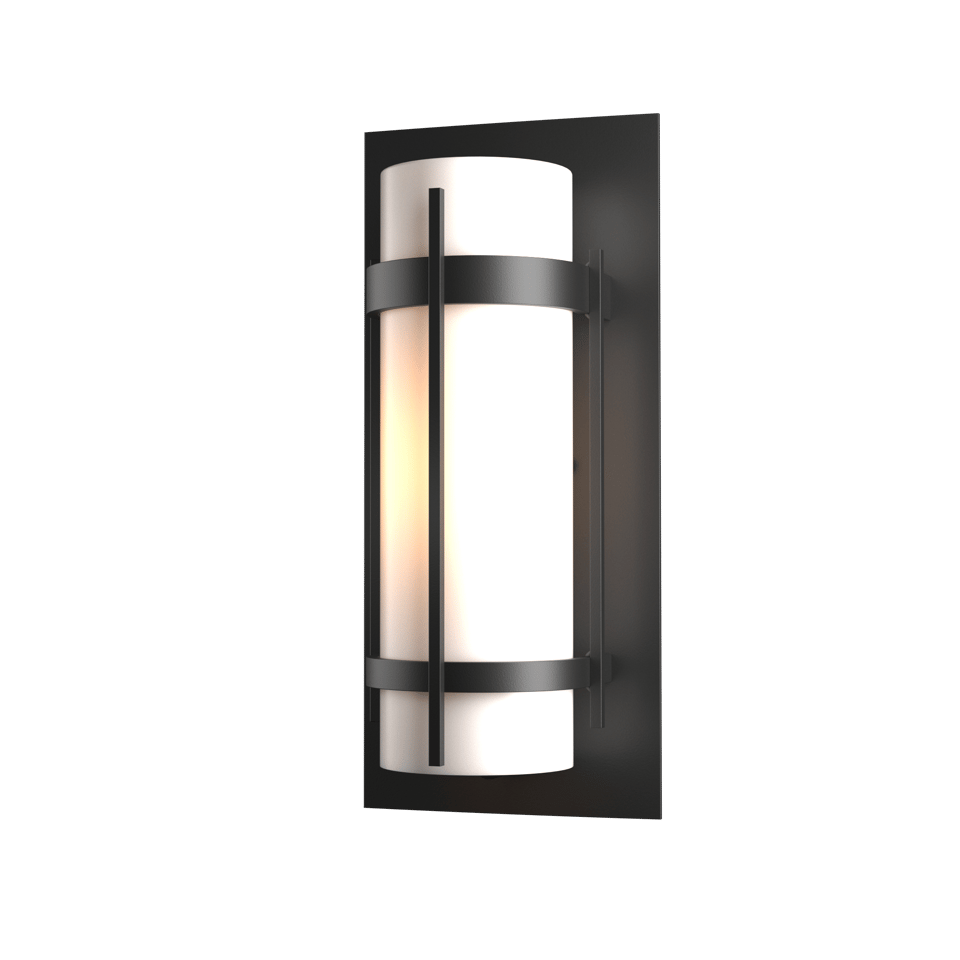 Hubbardton Forge Banded Outdoor Sconce 15.8" High, UL Wet Rated, Multiple Finishes Available