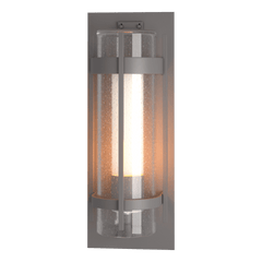 Torch Large Outdoor Sconce by Hubbardton Forge, Dimmable, Weather-Resistant, Multiple Finish Options