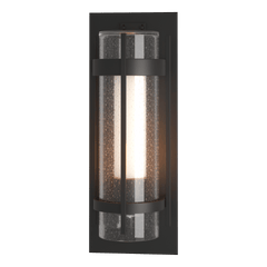 Torch Large Outdoor Sconce by Hubbardton Forge, Dimmable, Weather-Resistant, Multiple Finish Options