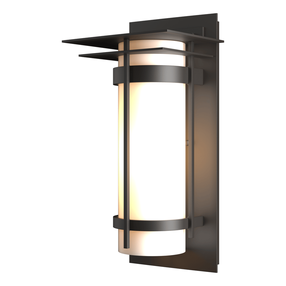 Banded Outdoor Sconce by Hubbardton Forge, 16.2" Height, UL Wet Rated, Multiple Finish Options