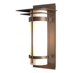 Banded Outdoor Sconce by Hubbardton Forge, 16.2" Height, UL Wet Rated, Multiple Finish Options