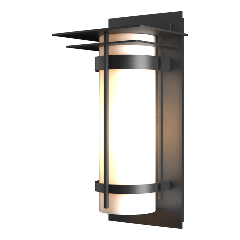 Banded Outdoor Sconce by Hubbardton Forge, 16.2" Height, UL Wet Rated, Multiple Finish Options