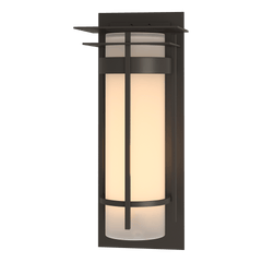 Hubbardton Forge Banded Extra Large Outdoor Sconce, Dimmable, UL Wet Rated, 25.9" High