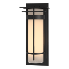 Hubbardton Forge Banded Extra Large Outdoor Sconce, Dimmable, UL Wet Rated, 25.9" High