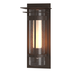 Hubbardton Forge 1-Light Outdoor Torch Sconce with Weather-Resistant Design and Dimmable Feature