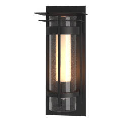 Hubbardton Forge Torch 305998 Large Outdoor Sconce - Dimmable, Wet-Rated, Glass Shade Options