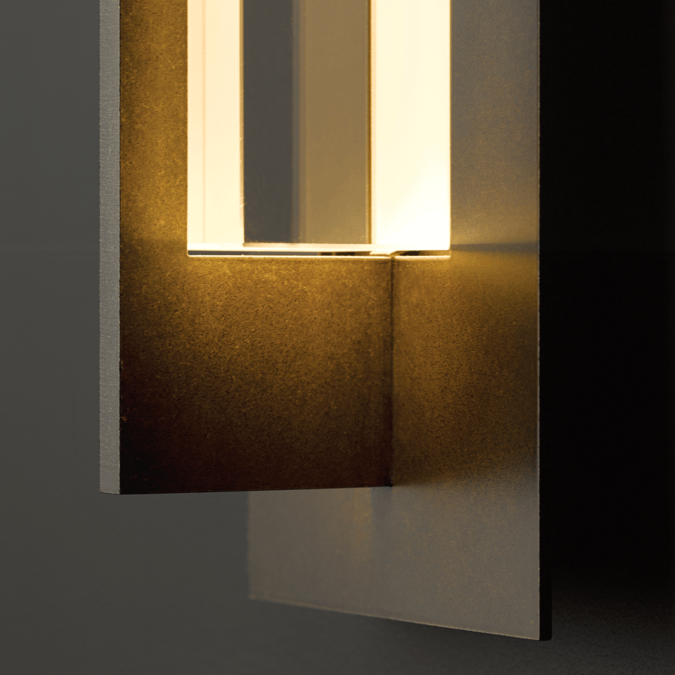 Hubbardton Forge Axis 1-Light Outdoor Wall Sconce with Dimmable Feature and UL Wet Rating