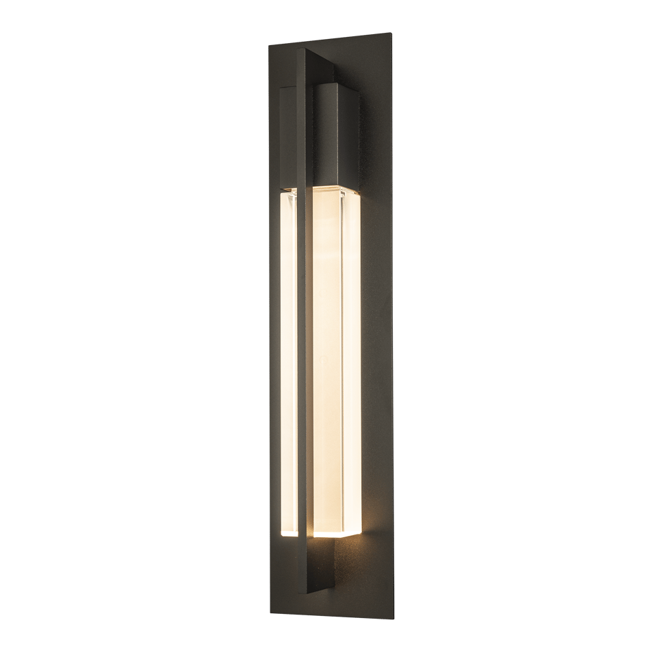 Axis 1-Light Large Outdoor Wall Sconce by Hubbardton Forge - Modern Design, Wet Rated, Multiple Finishes