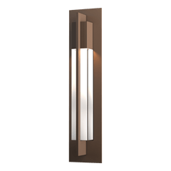 Axis 1-Light Large Outdoor Wall Sconce by Hubbardton Forge - Modern Design, Wet Rated, Multiple Finishes