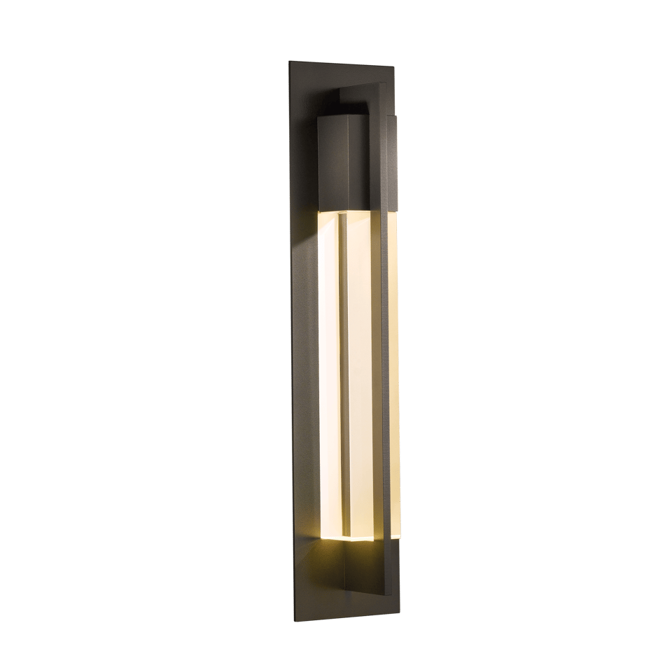 Axis 1-Light Large Outdoor Wall Sconce by Hubbardton Forge - Modern Design, Wet Rated, Multiple Finishes