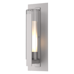 Vertical Bar Fluted Glass Large Outdoor Sconce 23.5 In. High By Hubbardton Forge - Weather-Resistant Design