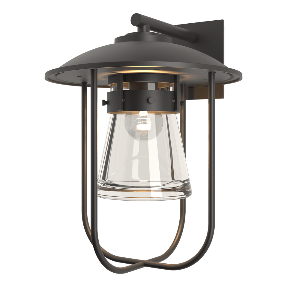 Hubbardton Forge Erlenmeyer 307720 Large Outdoor Sconce, Weatherproof With Dimmable E26 Bulb