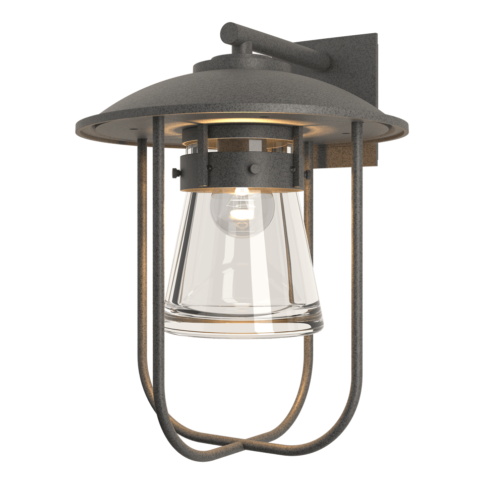 Hubbardton Forge Erlenmeyer 307720 Large Outdoor Sconce, Weatherproof With Dimmable E26 Bulb