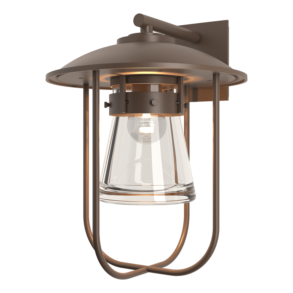 Hubbardton Forge Erlenmeyer 307720 Large Outdoor Sconce, Weatherproof With Dimmable E26 Bulb