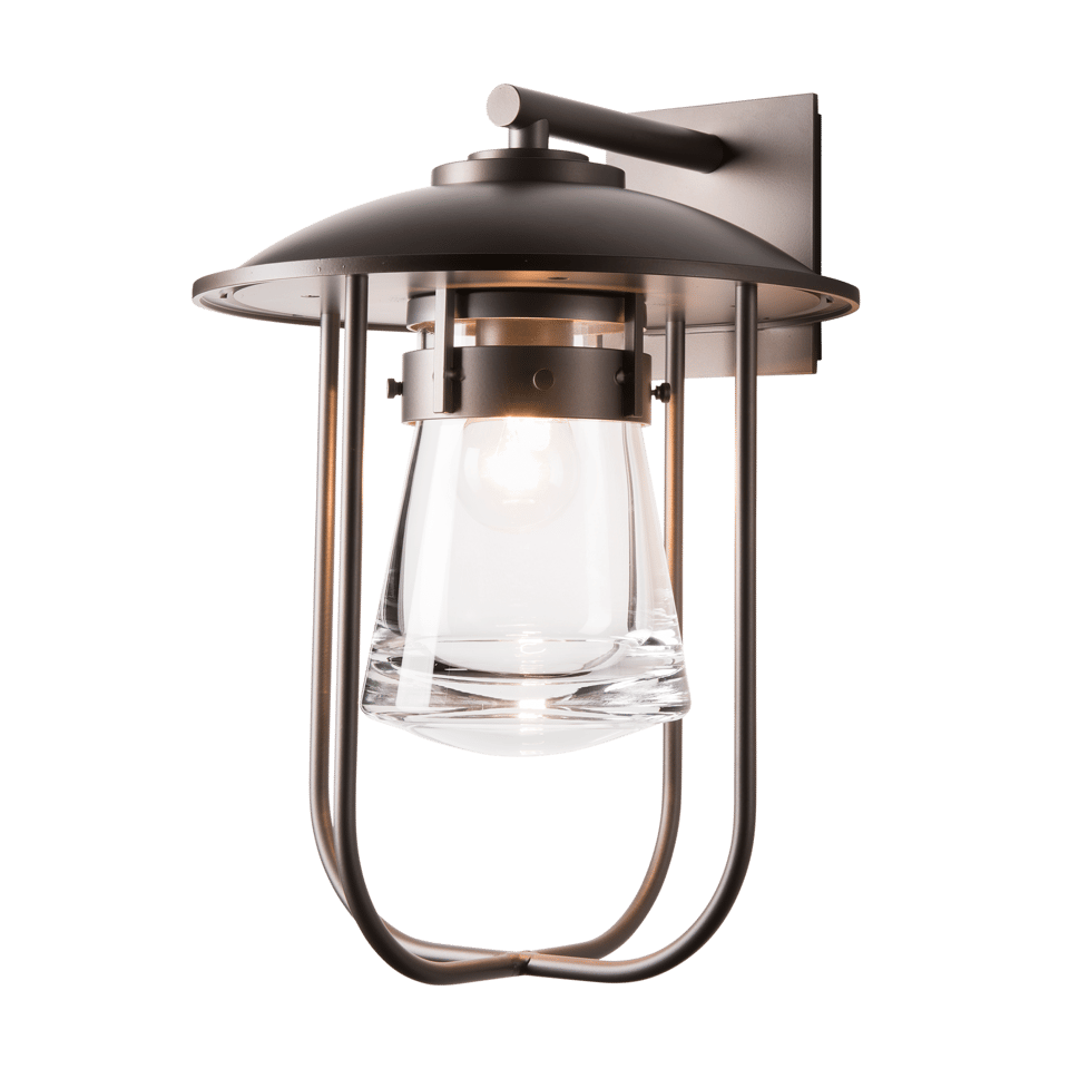 Hubbardton Forge Erlenmeyer 307720 Large Outdoor Sconce, Weatherproof With Dimmable E26 Bulb