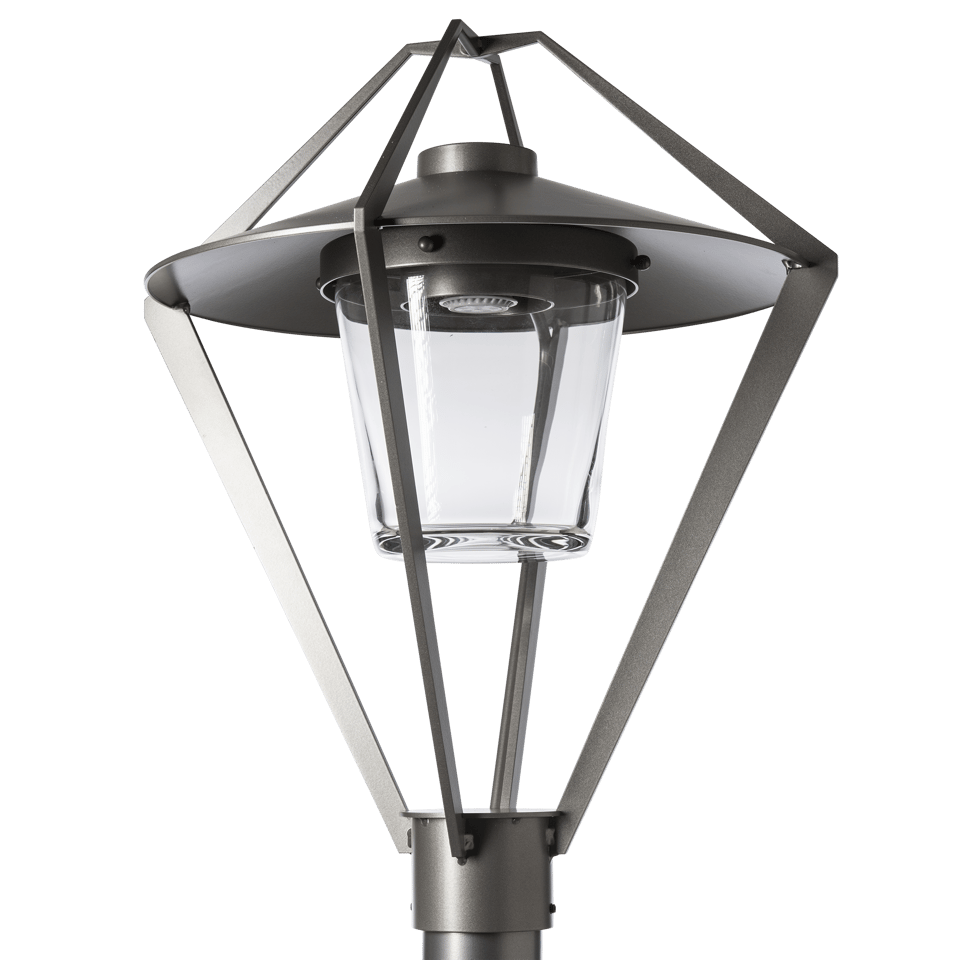 Hubbardton Forge Stellar Post Light 342651, 22.4" Modern Lantern Design, Dimmable, UL Wet Rated