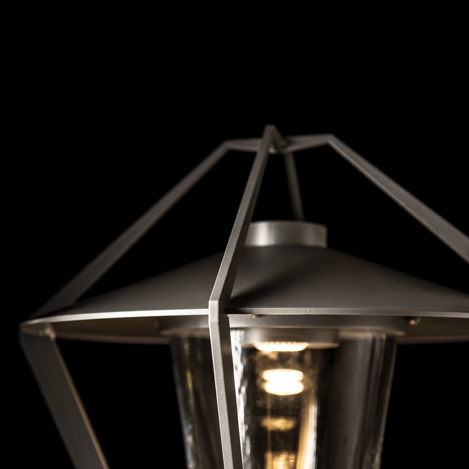 Hubbardton Forge Stellar Post Light 342651, 22.4" Modern Lantern Design, Dimmable, UL Wet Rated