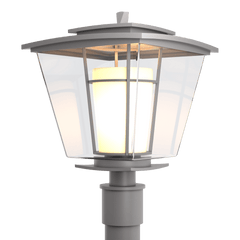 Beacon Hall Outdoor Post Light 19th Century Style Lantern 100W UL Wet Rated With Glass Shade