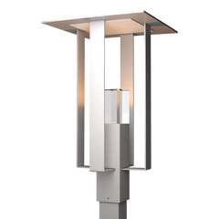 Hubbardton Forge Shadow Box Outdoor Post Light - Modern Design, Dimmable, Weather-Resistant 24.1" Tall