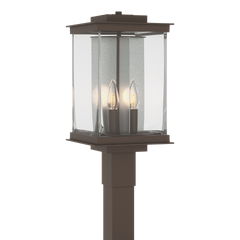 Kingston Outdoor Post Light 20.1" by Hubbardton Forge - UL Wet Rated, Dimmable, 4 Bulb Capacity